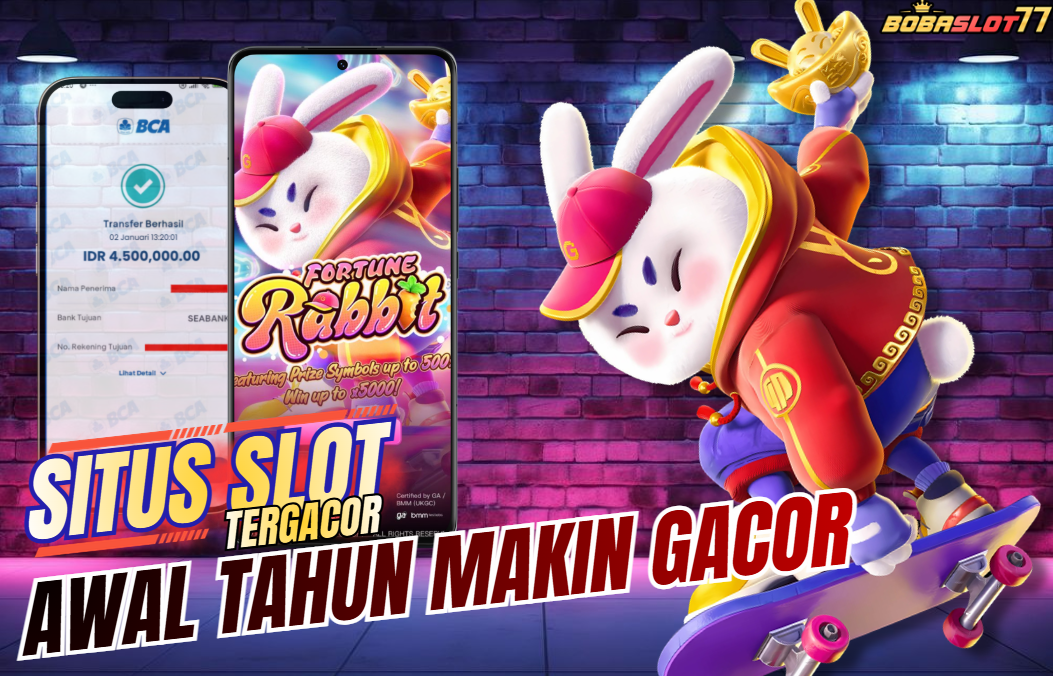 Selamat kepada user id : je***ko Wede Rp 4.500.000 di Game FORTUNE RABBIT PG SOFT Cair Gk Sampe 1 Menit! Menang Mudah di Bobaslot77